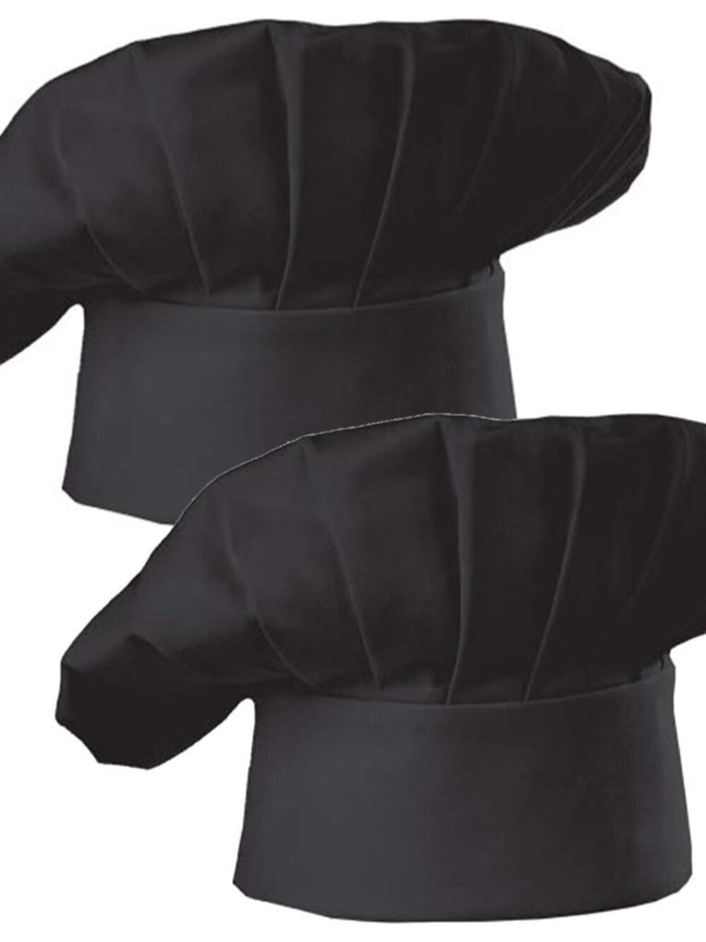 Chef Hat Set of 2 Pack Adult Adjustable Elastic Baker Kitchen Cooking Chef Cap